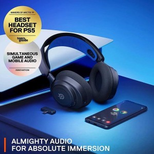 هدست بی سیم استیل سریز مدل Arctis Nova 7P برای PS4 و PS5